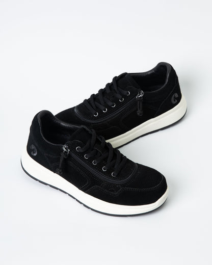 Comfort Jogger (Women) - Black Suede