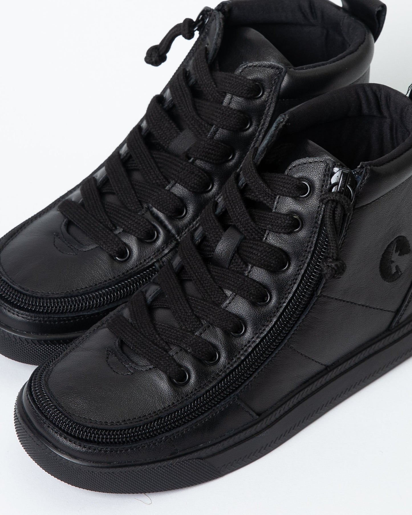 Classic High Top (Toddler) - Black to the Floor Leather