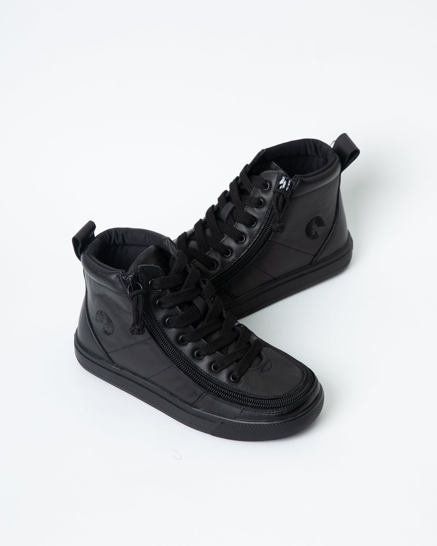 Classic High Top (Toddler) - Black to the Floor Leather