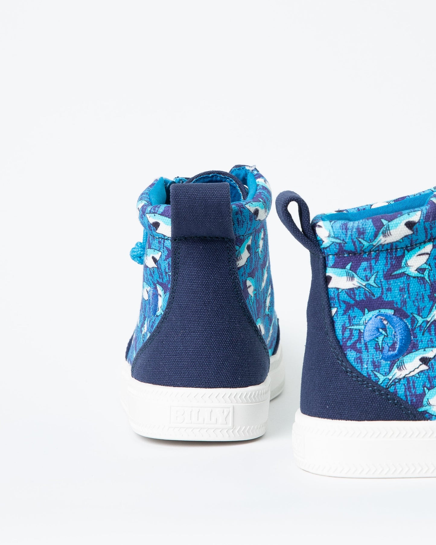Classic High Top (Toddler) - Blue Sharks