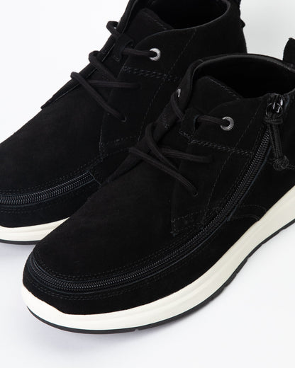 Comfort Chukka (Men) - Black Suede