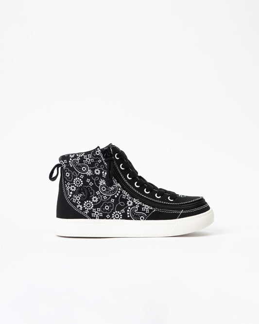 Classic High Top (Womens) - Black Paisley