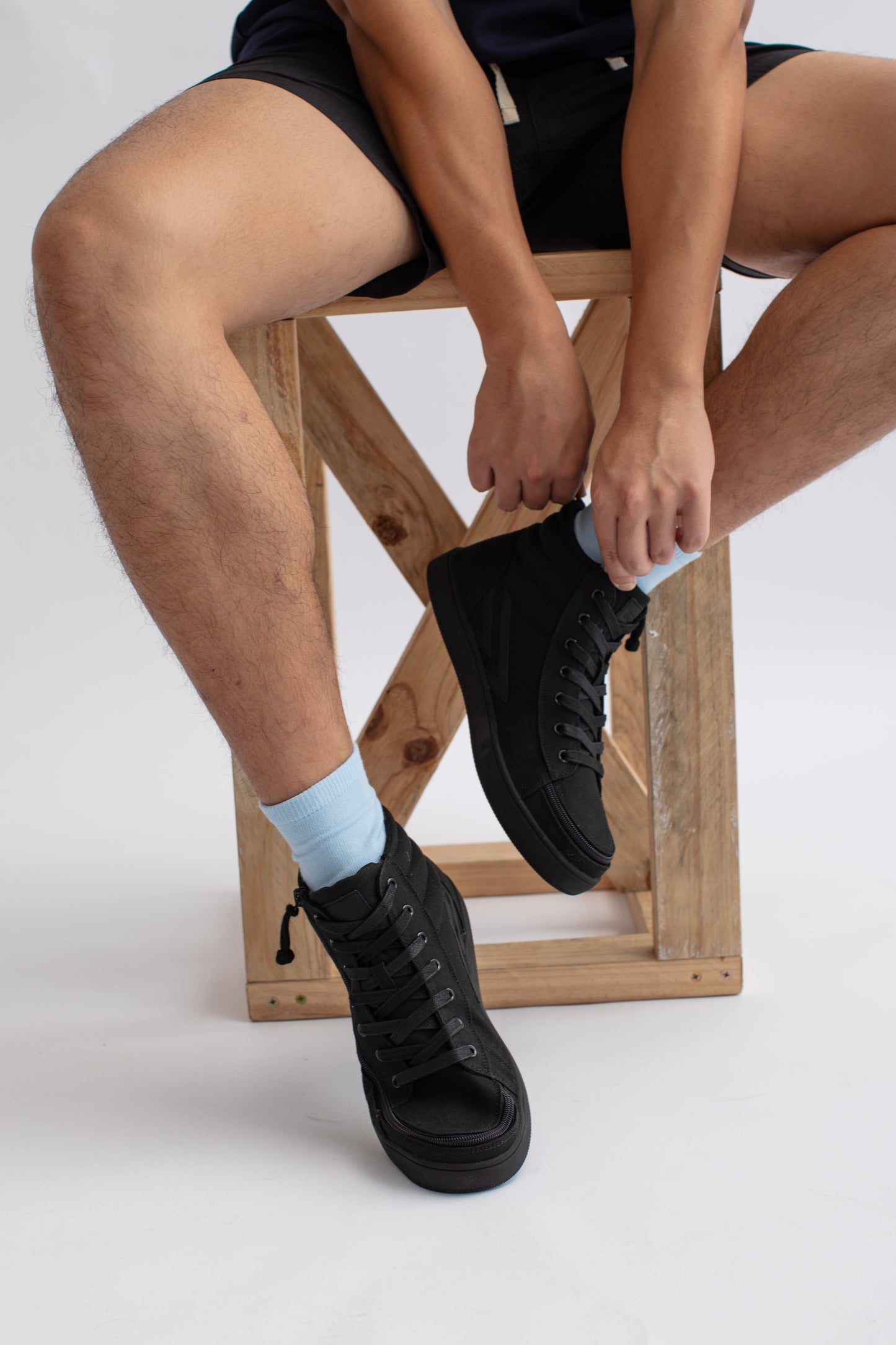 CS High Top (Unisex) - Black to the Floor