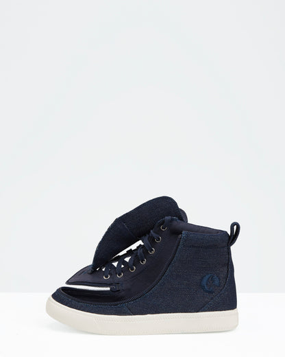 Classic High Top (Toddler) - Denim Glitter