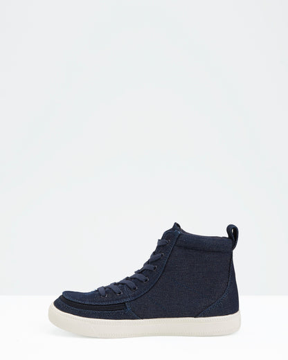 Classic High Top (Toddler) - Denim Glitter