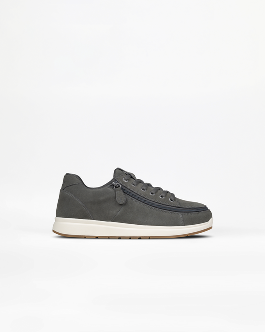 Comfort Plush (Men) - Charcoal Suede