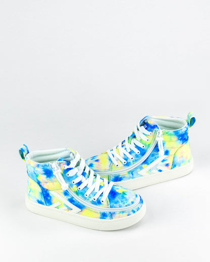 CS High Top (Kids) - Blue Watercolour
